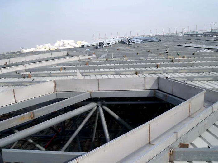 日喀则安吉县体育馆网架